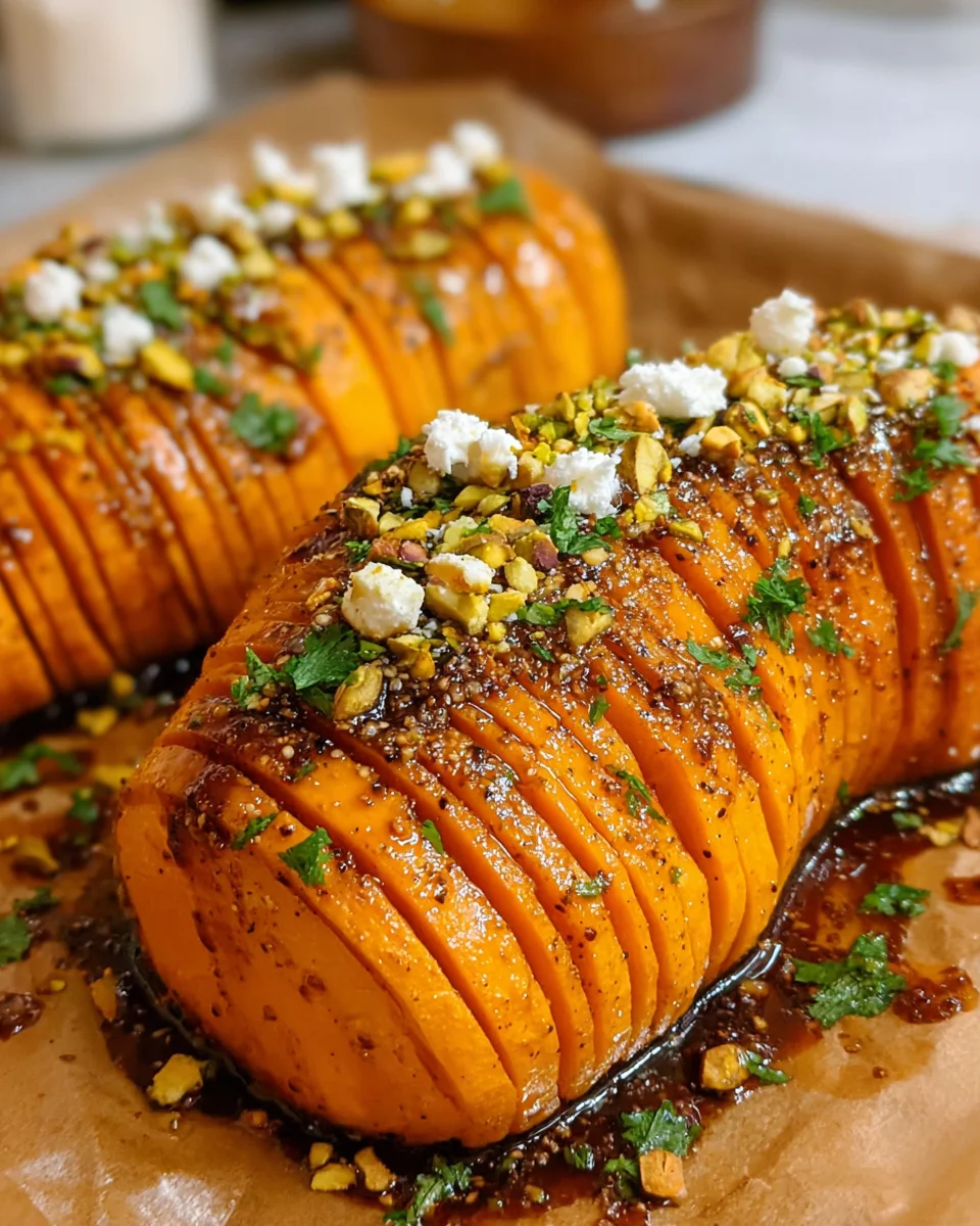 Hasselback Butternut Maple Mustard