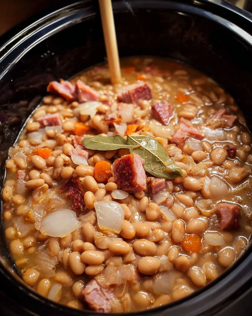 Crockpot Ham and Beans