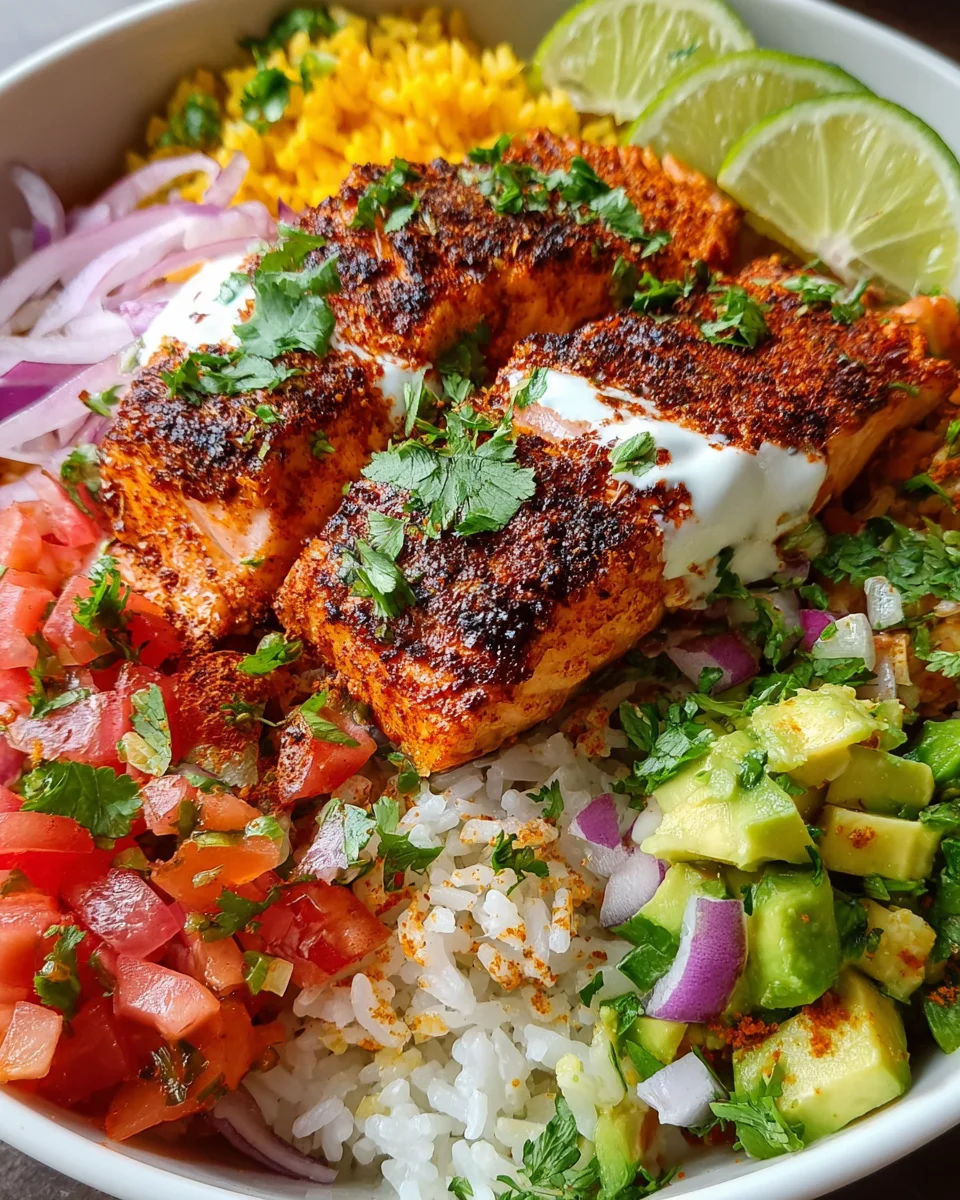 Salmon Taco Bowl