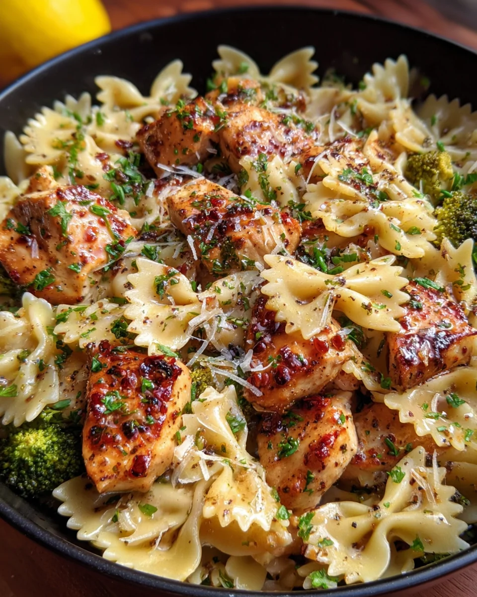 Cowboy Butter Lemon Bowtie Chicken