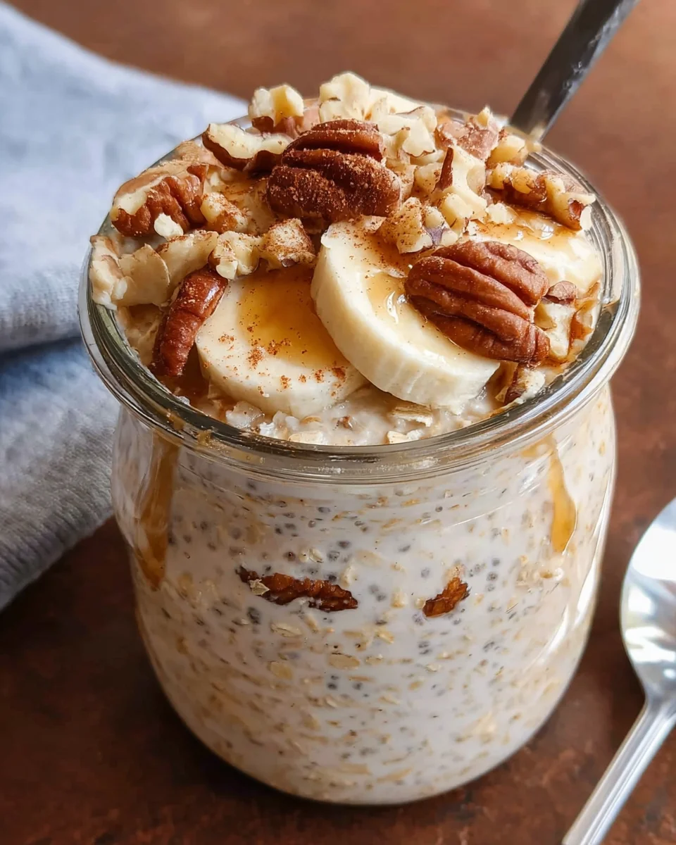Banana Bread Overnight Oats