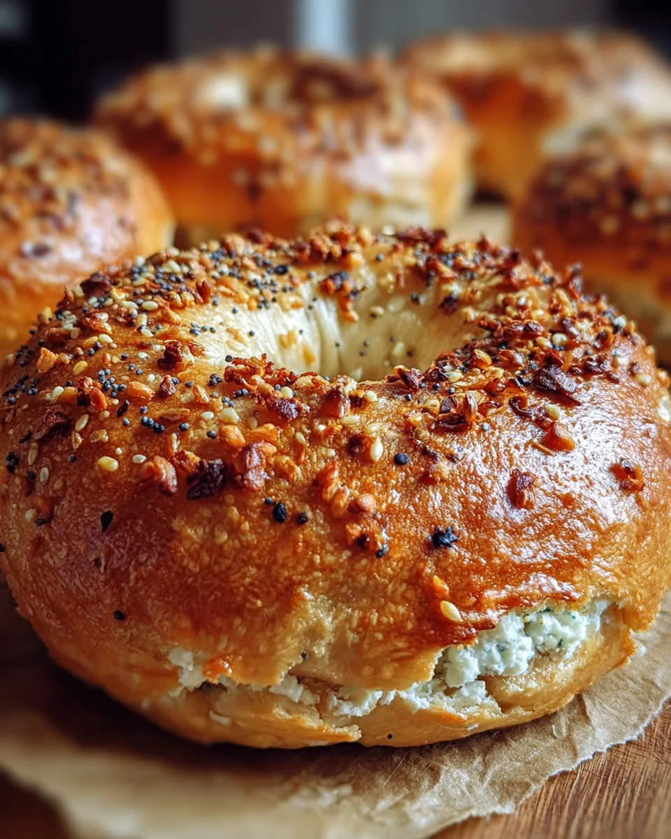 Greek Yogurt Bagels