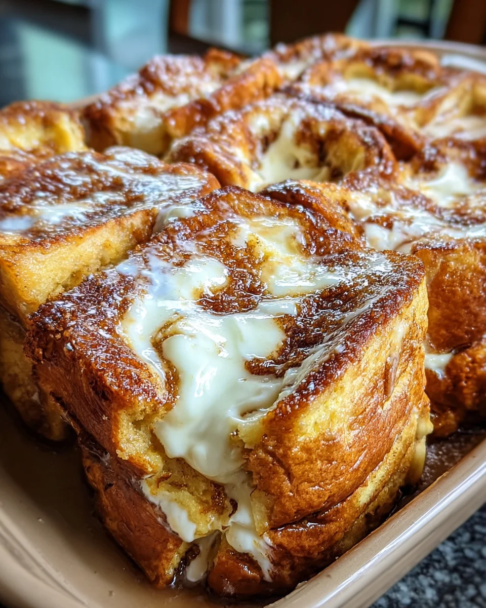 Cream Cheese Swirl Cinnamon French Toast