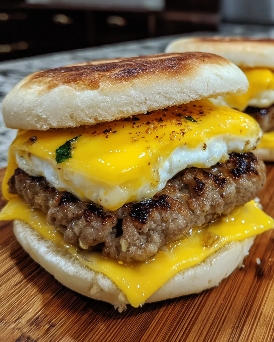 Breakfast Sandwiches Freezer