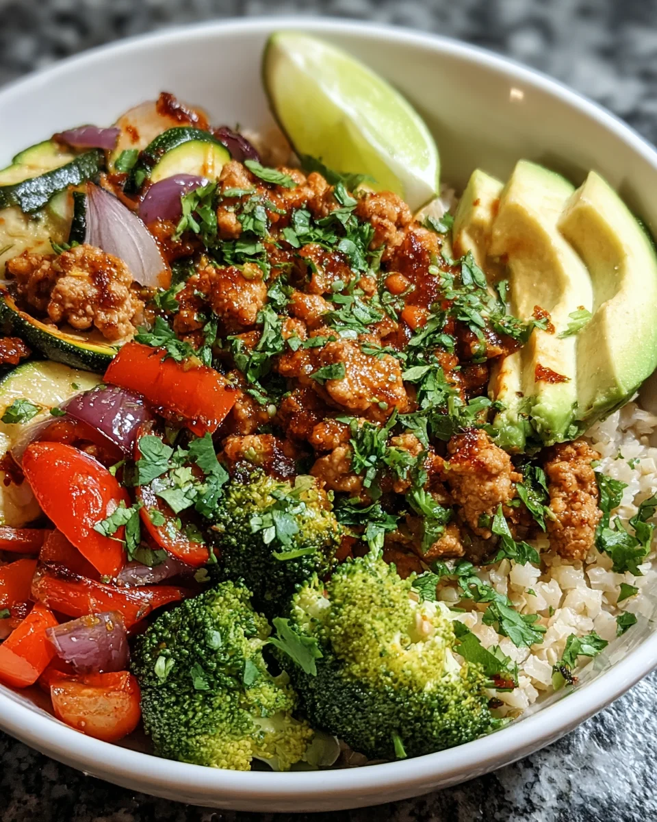 Ground Turkey Wholesome Bowl