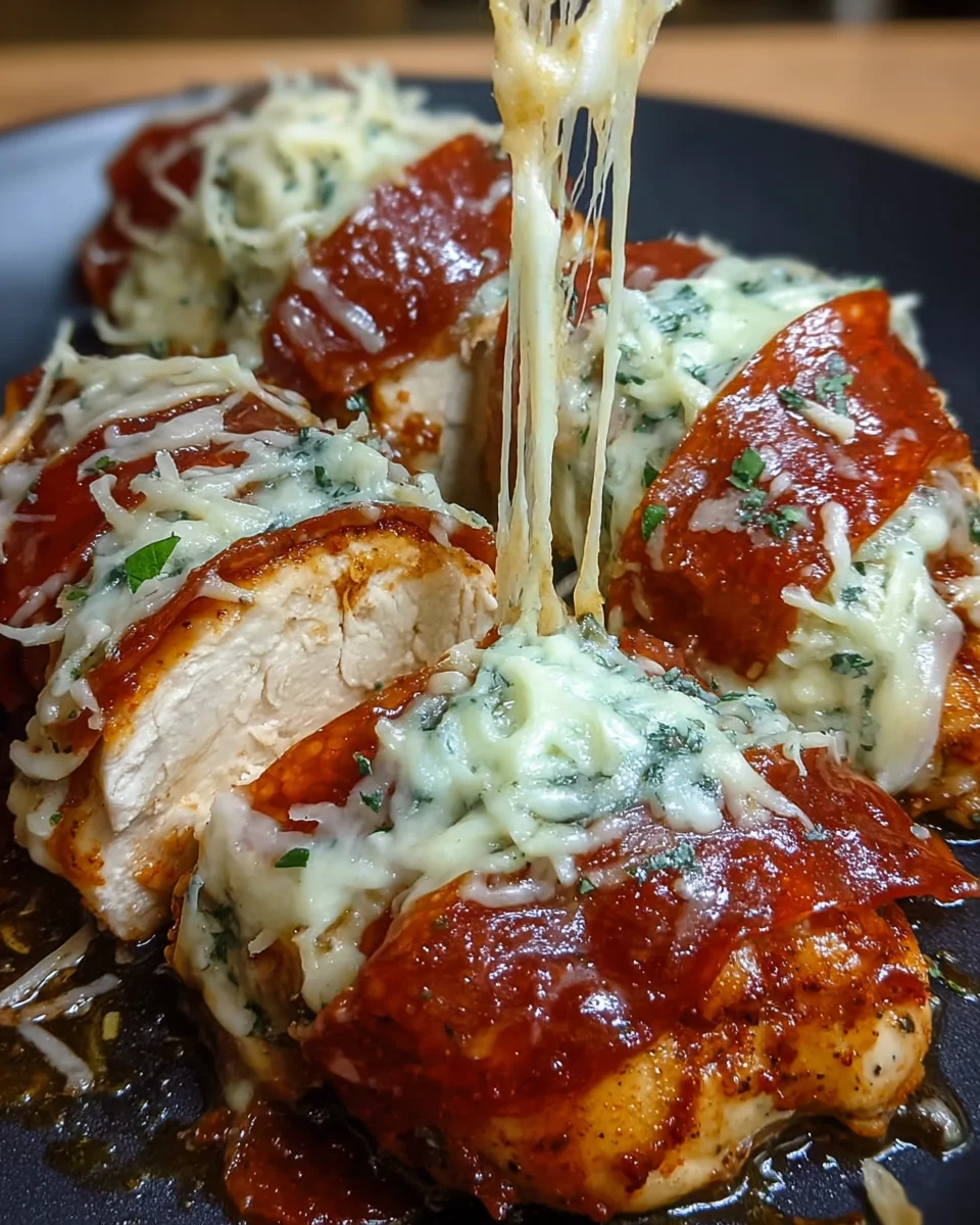5-Ingredient Keto Pizza Chicken