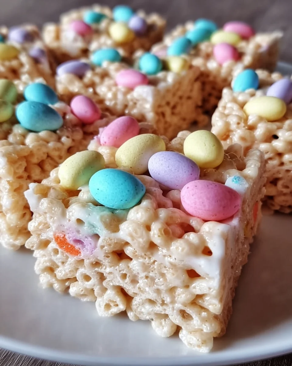 Easter Rice Krispie Bars
