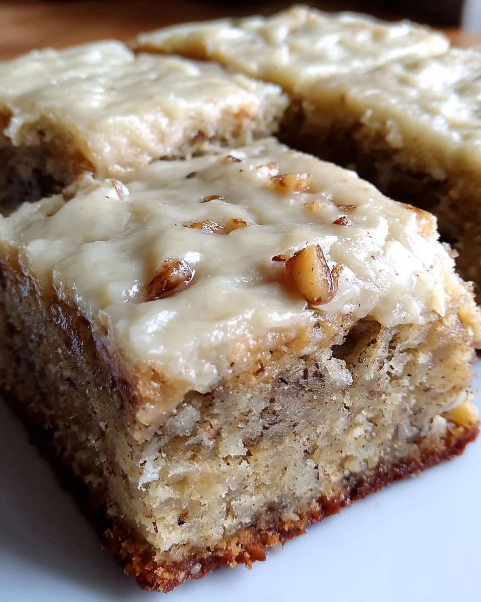 Banana Bread Brownies with Brown Butter Frosting